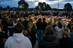 Hundreds honour Brooke Stephens at Clyde North vigil