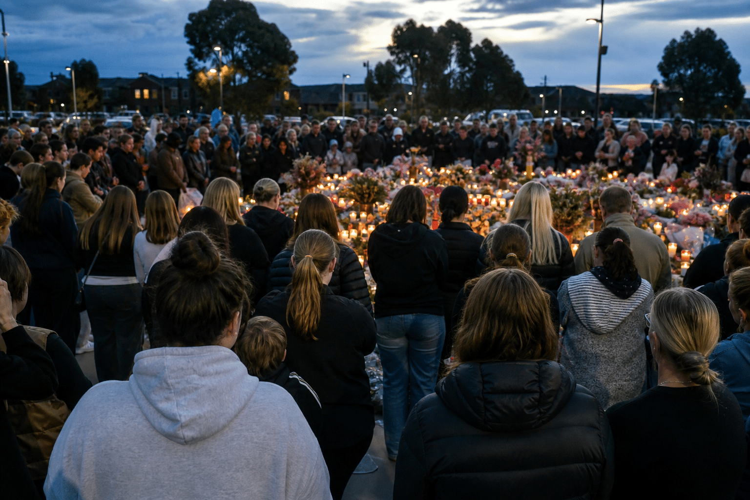 Hundreds honour Brooke Stephens at Clyde North vigil