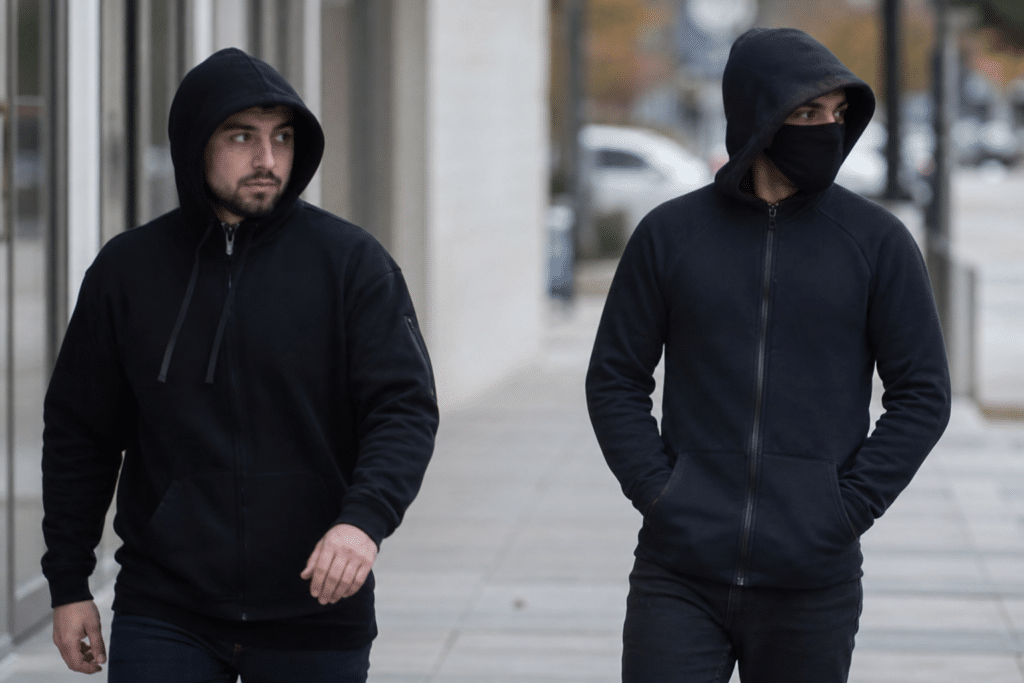 Two men remain sought after bracelet removals