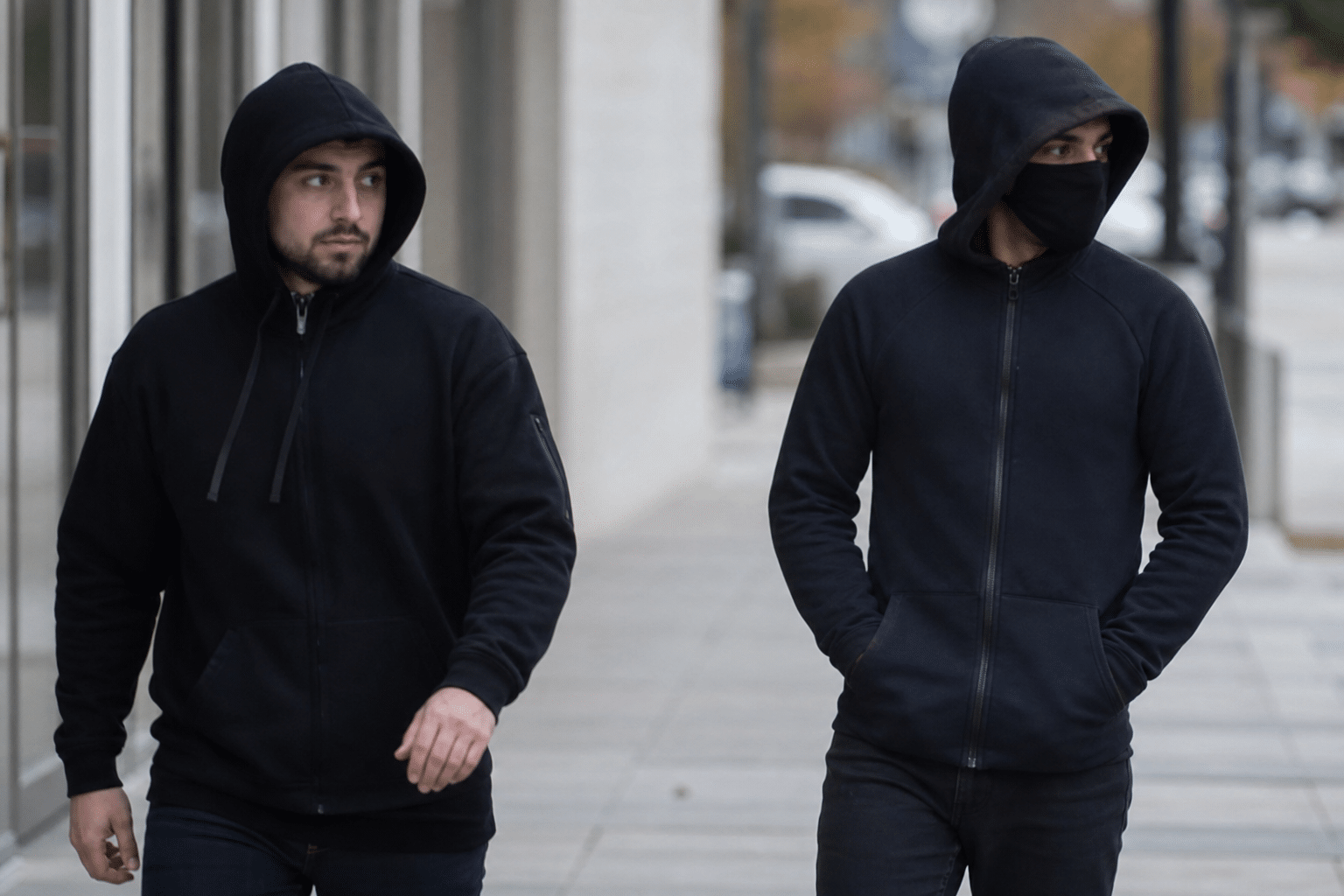 Two men remain sought after bracelet removals