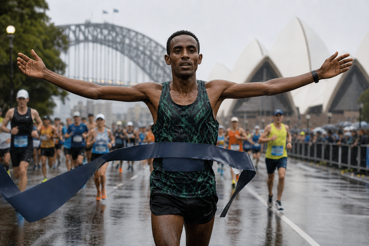 Gobena sets Sydney Marathon record as 40,000 run