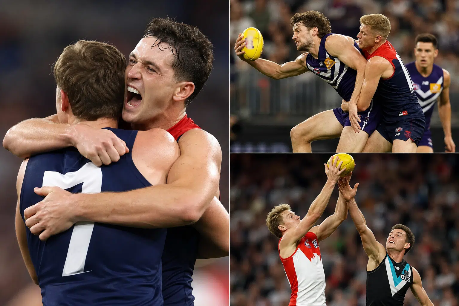 Melbourne Stuns Fremantle as Sydney Thrashes Port