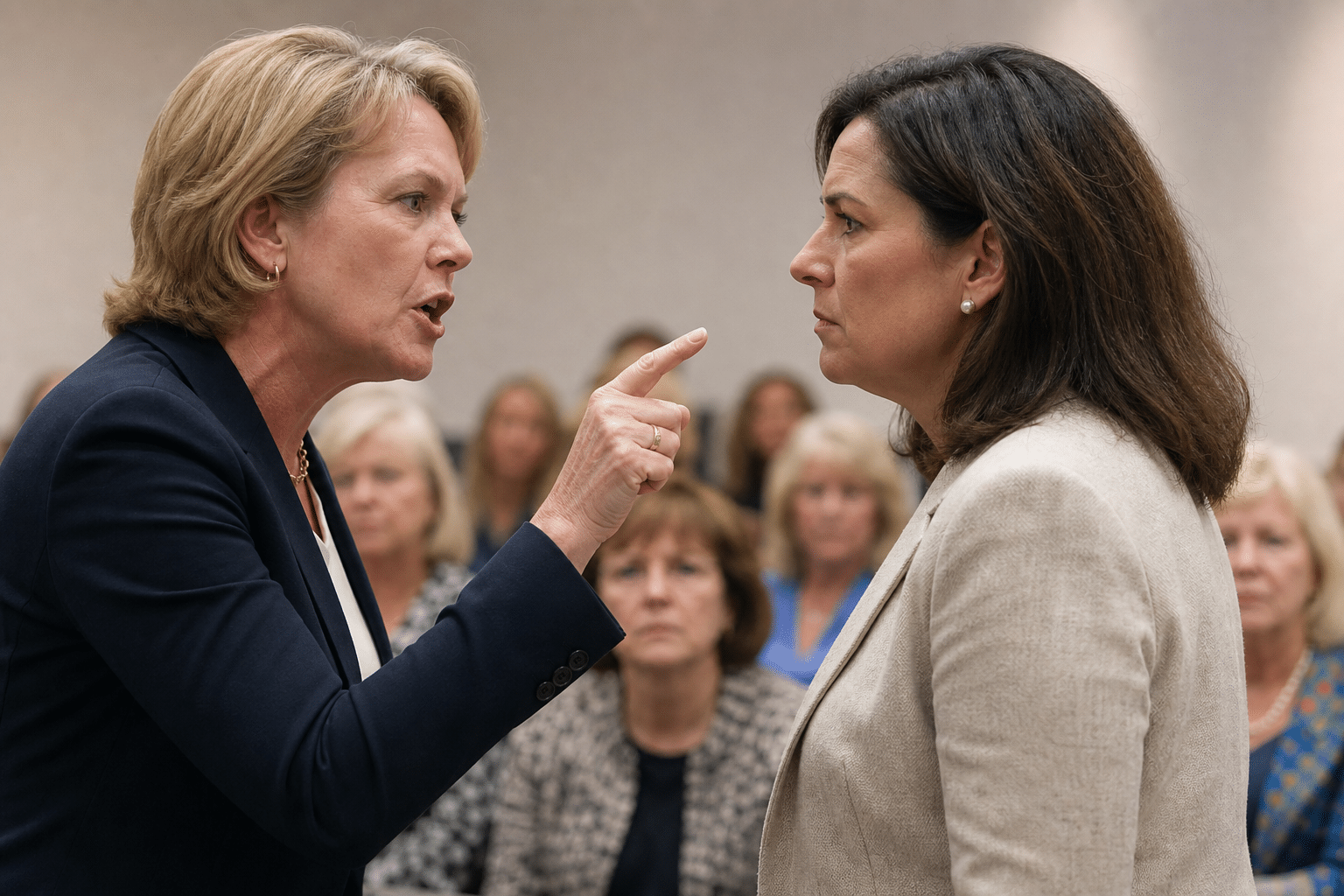 Howe and Chapman Clash at Liberal Women’s Meeting