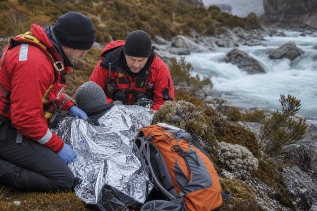 Hiker rescued after icy river fall on Overland Track