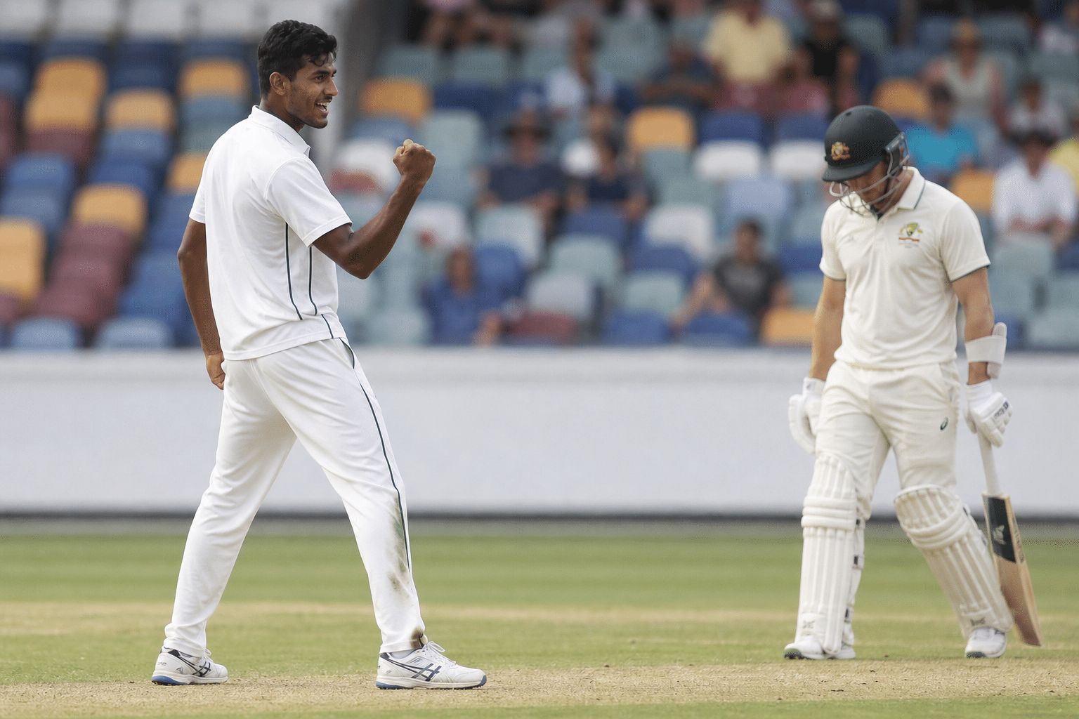 Shoriful’s Six-Wicket Haul Checks Australia in Mackay