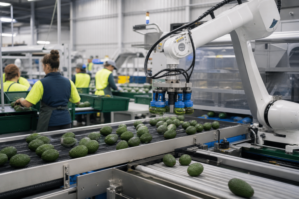Manjimup avocado facility halves casual workforce with robots