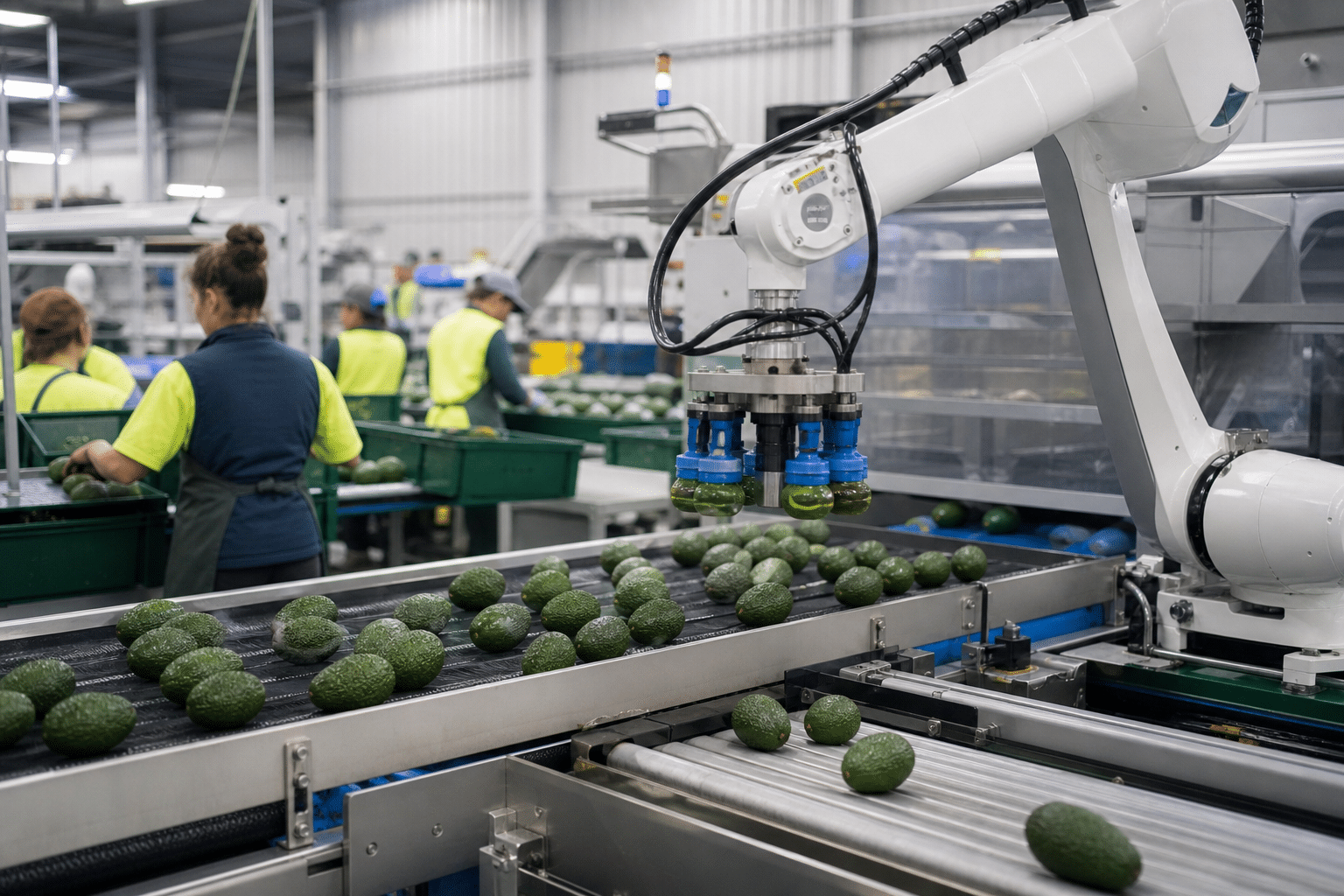 Manjimup avocado facility halves casual workforce with robots