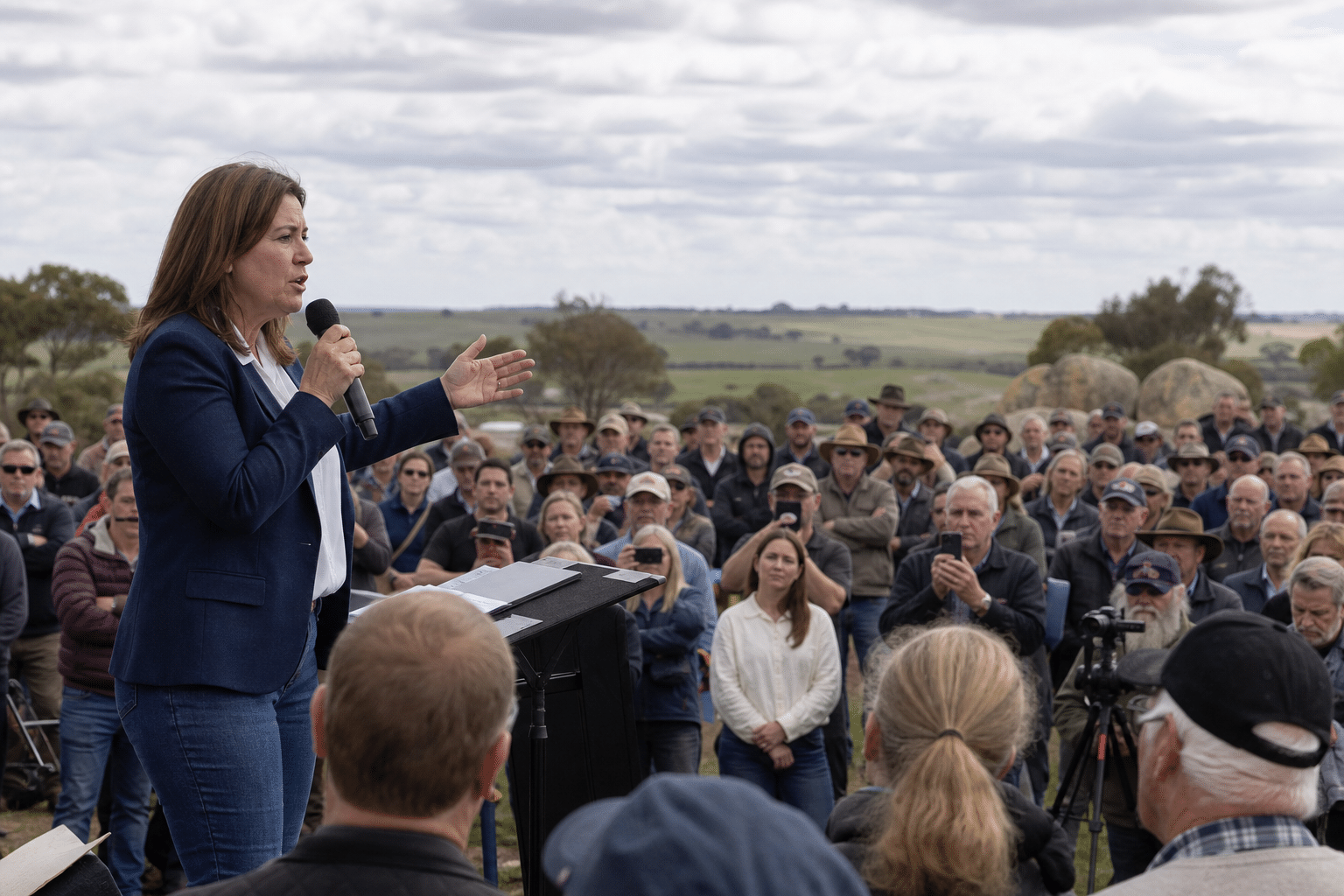 One Nation Outlines Victorian Energy Policy at Marnoo Rally