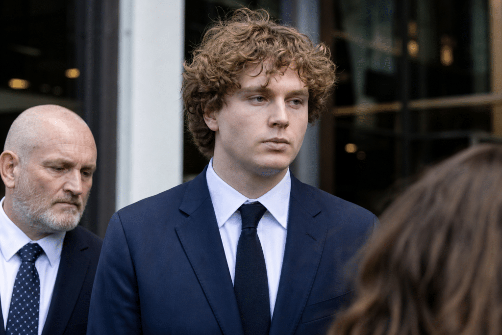 Lachlan Young Pleads Not Guilty to Rape Charge