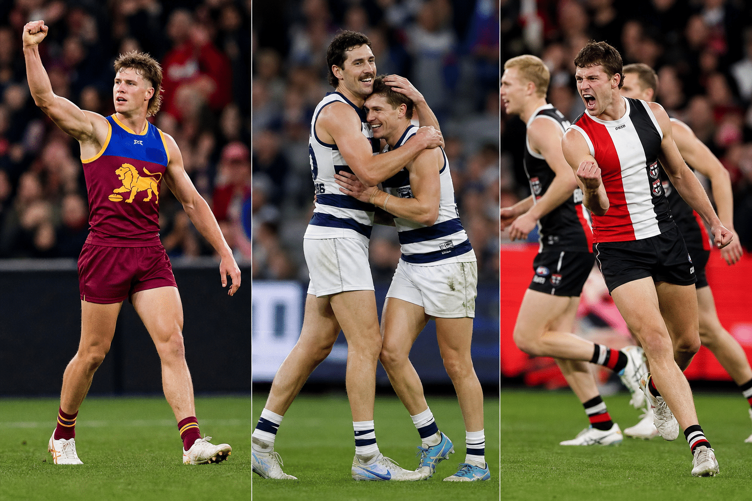 Brisbane, Geelong and St Kilda Secure AFL Wins