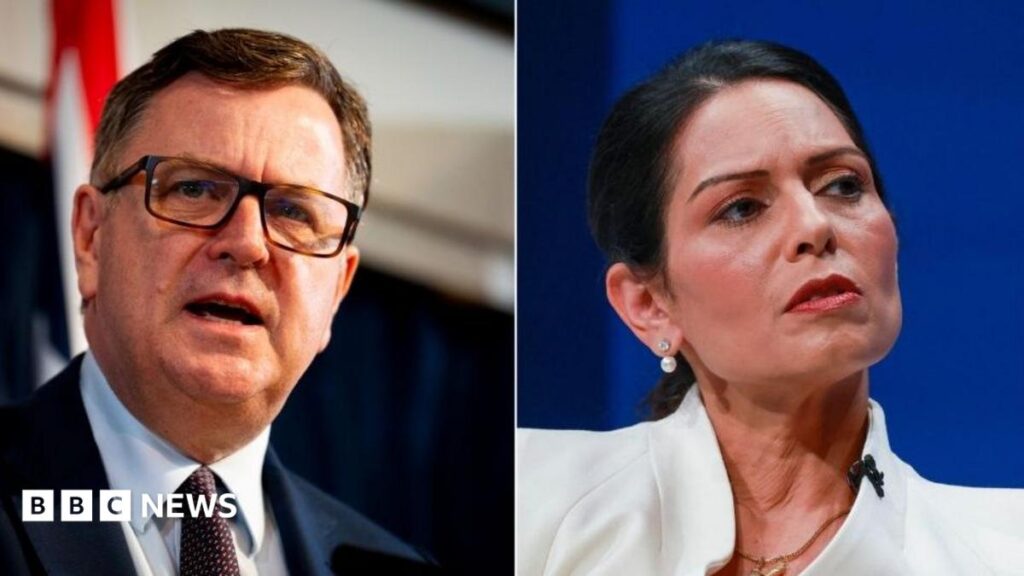 Badenoch reshuffles Conservative shadow cabinet