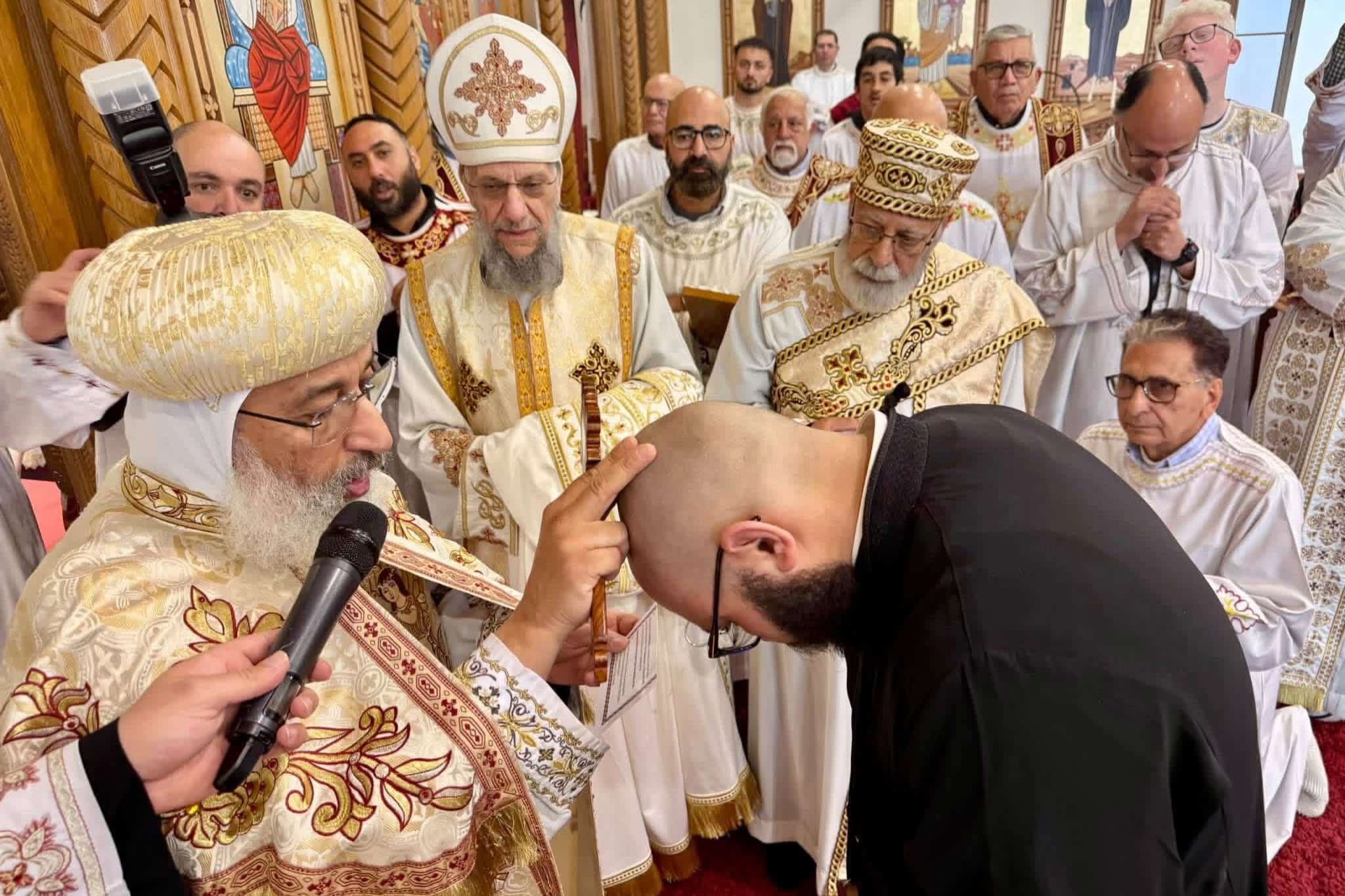 Ordination ceremony at St Macarius the Great Church in Melbourne