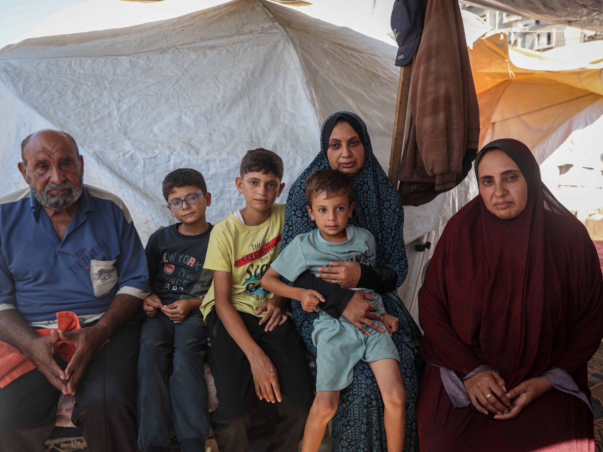 Gaza family struggles to feed seven people