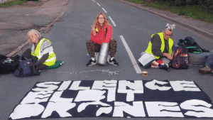 Protesters Blockade Elbit Factory in Staffordshire