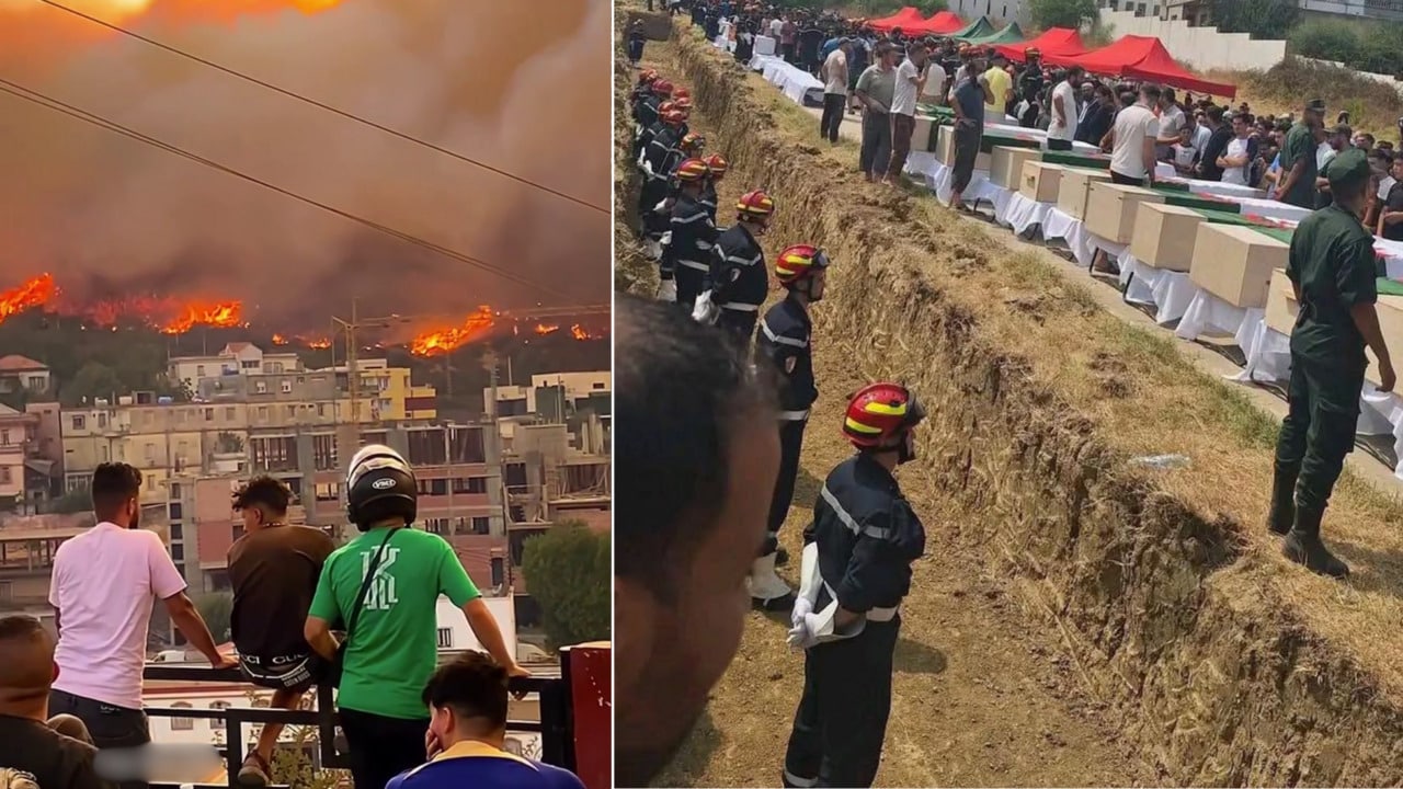 Mass burial raises questions over Algeria wildfire toll