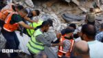 Gaza building collapse kills at least 20 people