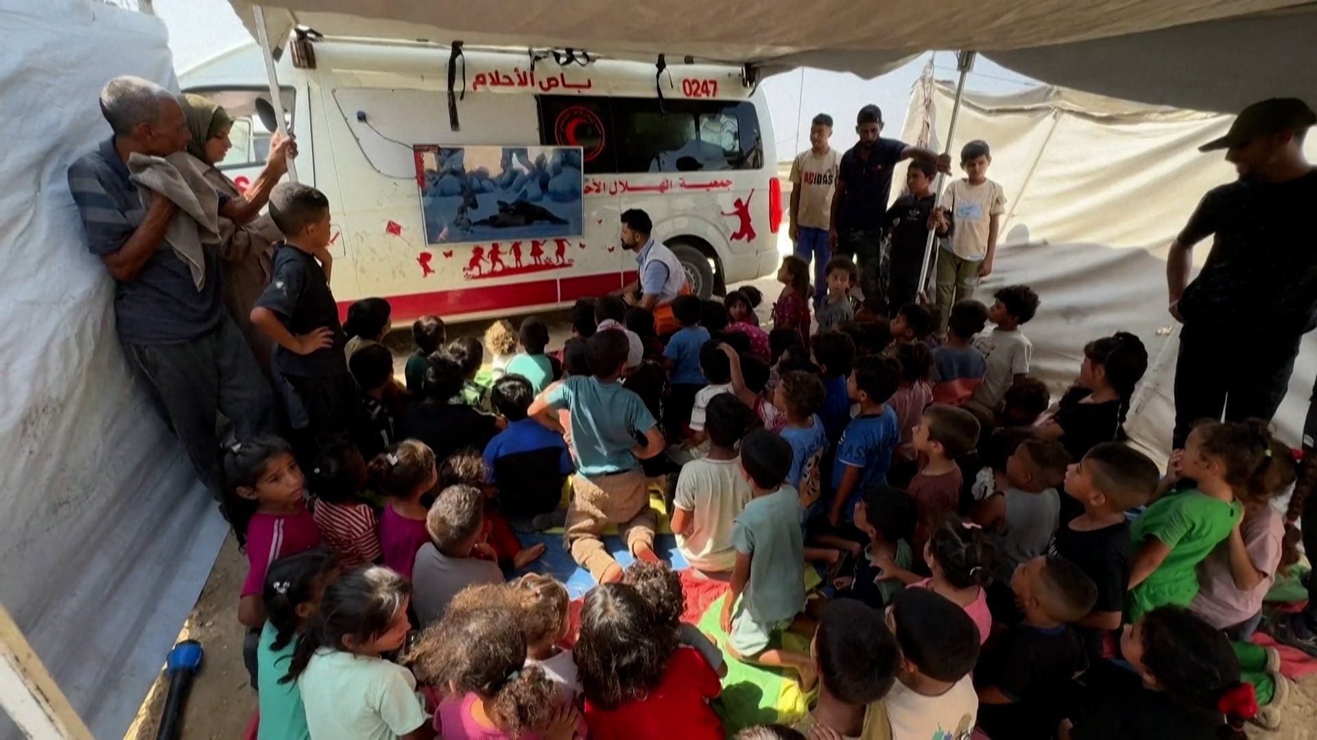 Damaged Gaza Ambulance Converted Into Children’s Dream Bus
