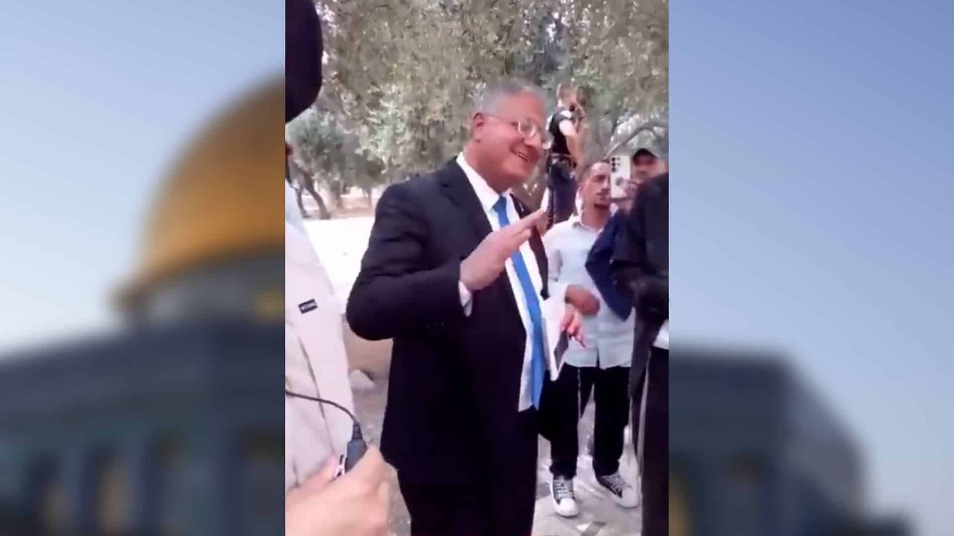 Ben-Gvir and Settlers Enter Al-Aqsa Compound