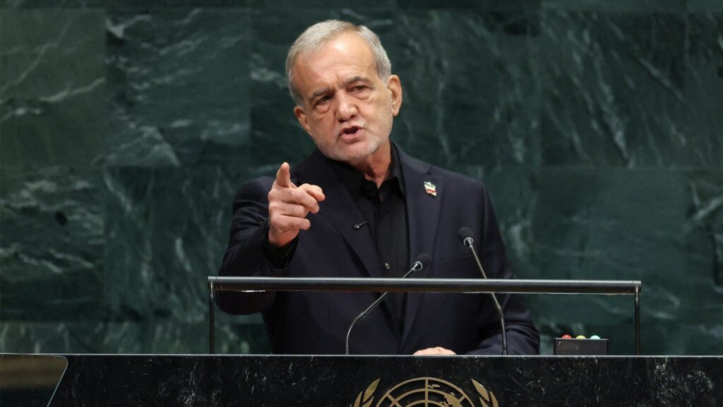 Pezeshkian Condemns US, Signals Diplomacy at UN
