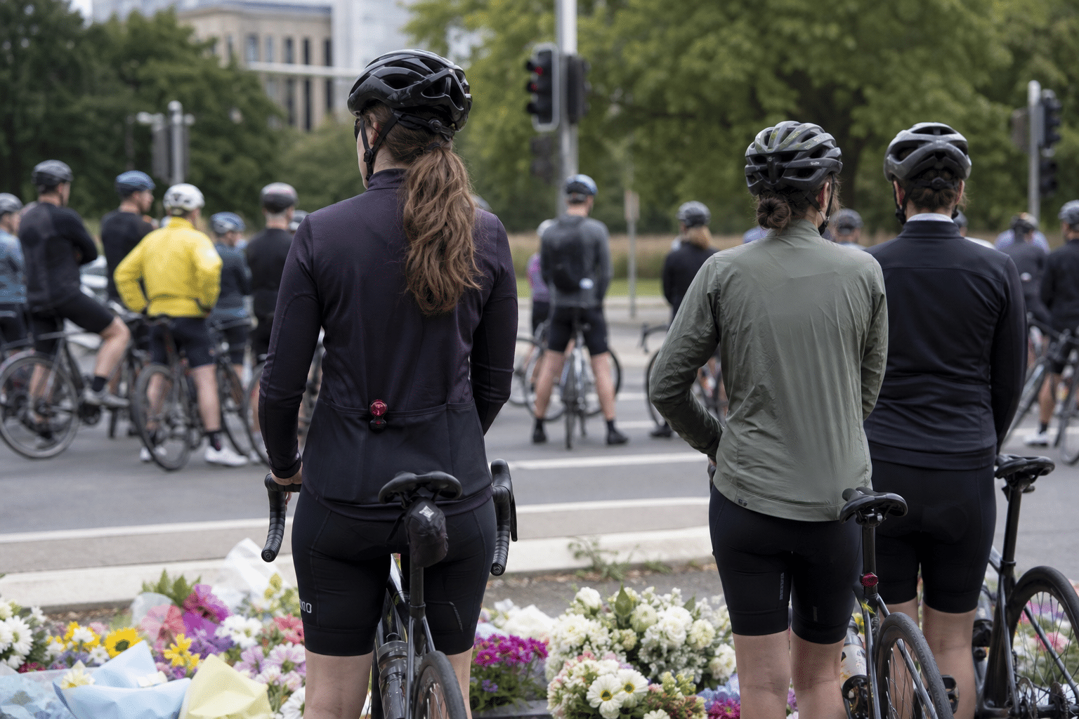 Canberra cyclists honour victims of Palmerston crash