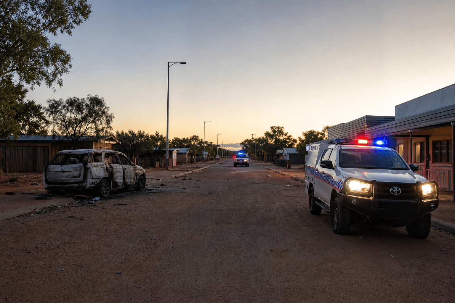 Arlparra unrest prompts curfew call and police response