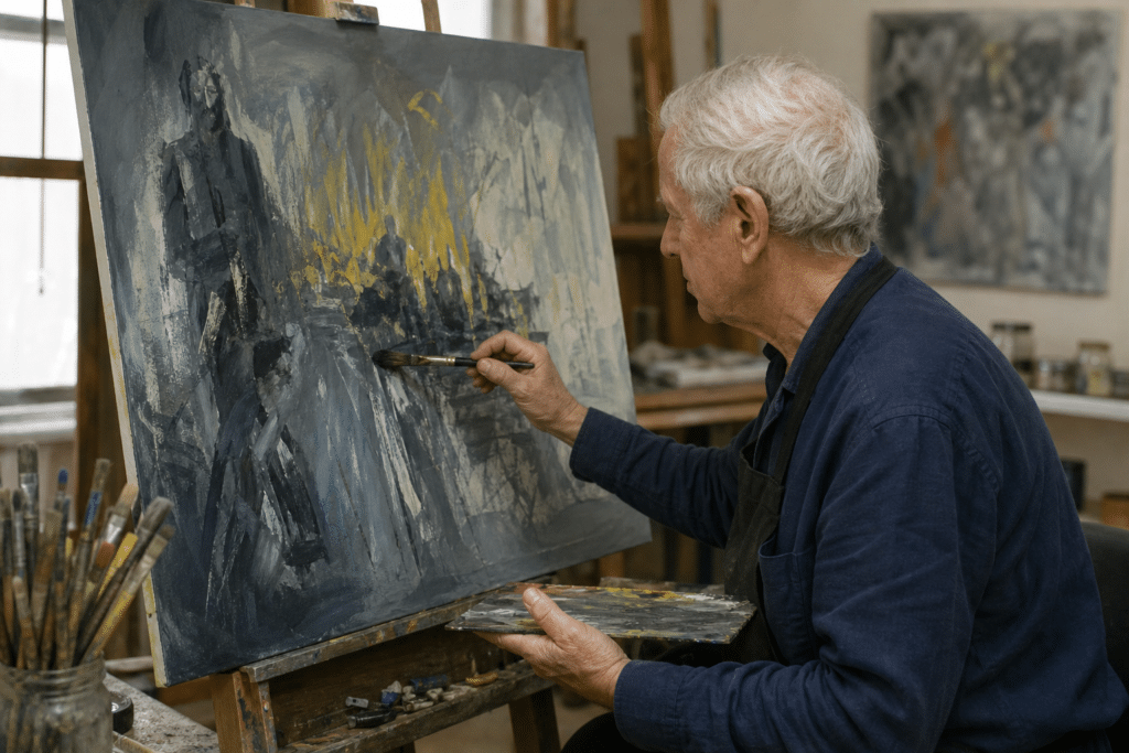 Andrew Grero Paints Parkinson’s Experience in Solo Show