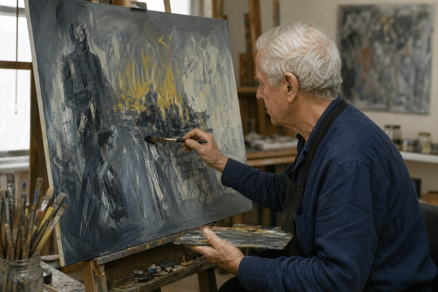 Andrew Grero Paints Parkinson’s Experience in Solo Show