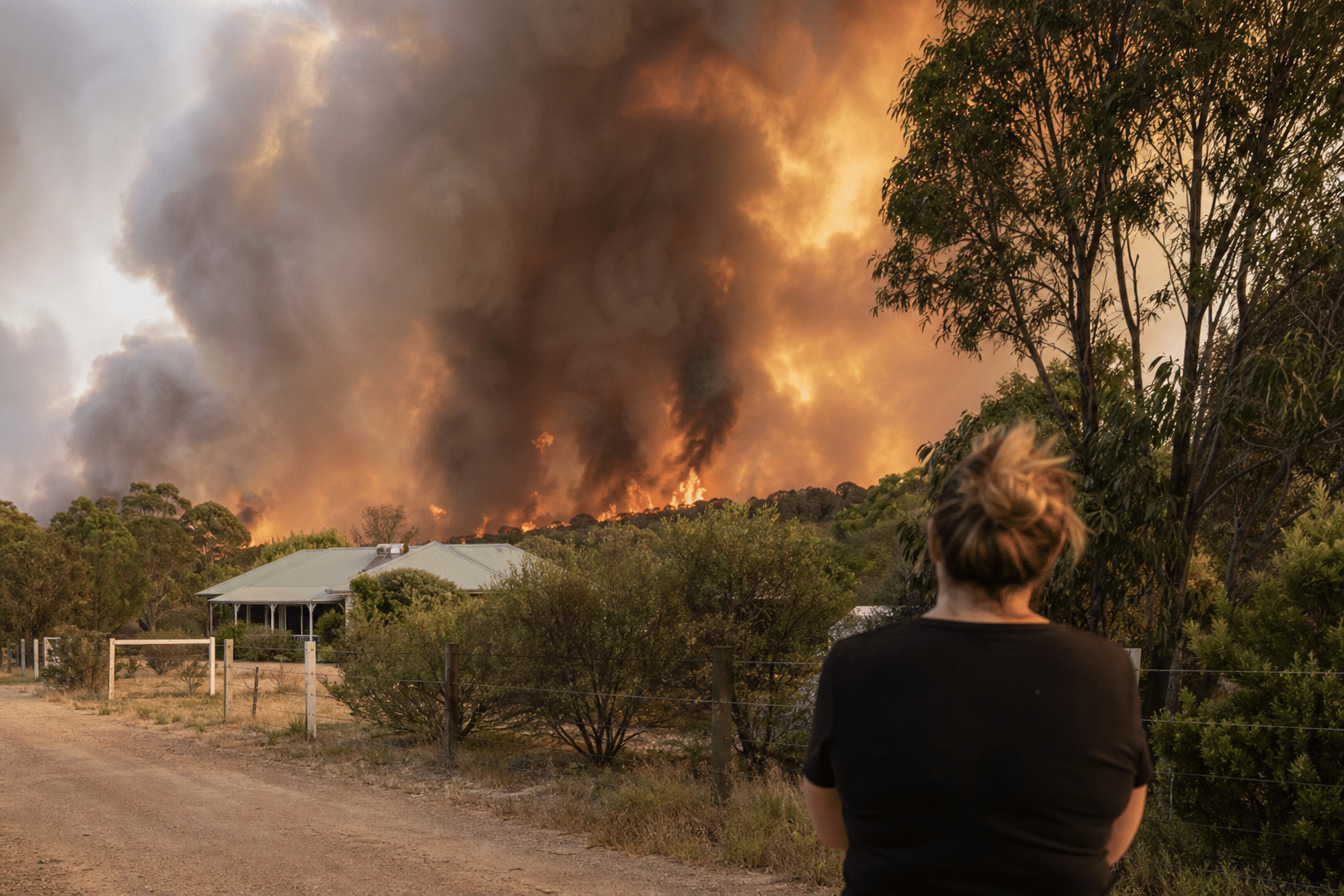 Watch and Act Warning Issued for Seacombe Bushfire