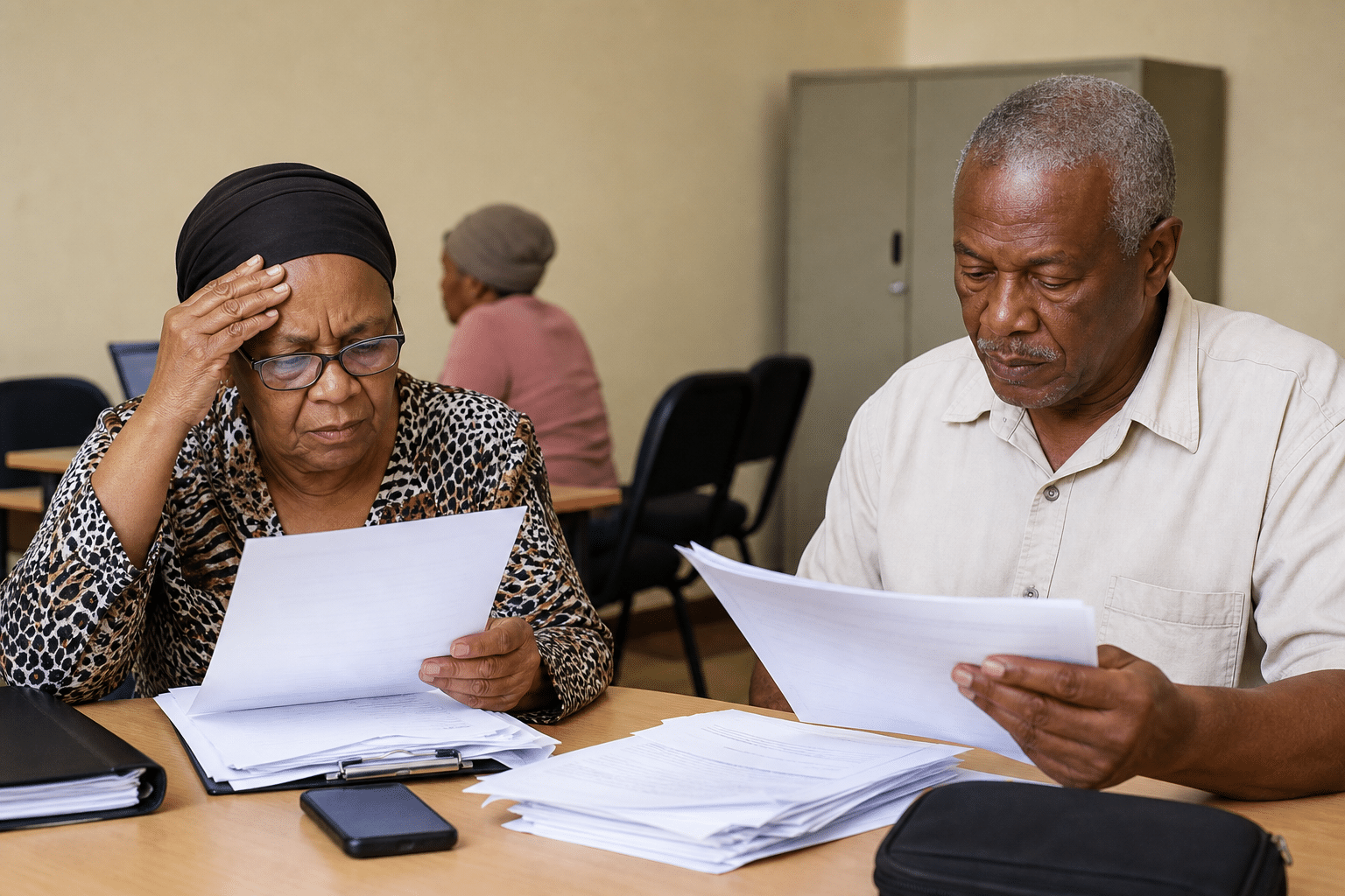 Former polling officials cite unanswered SA election applications