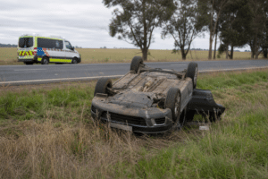 Child dies in Parwan rollover west of Melbourne