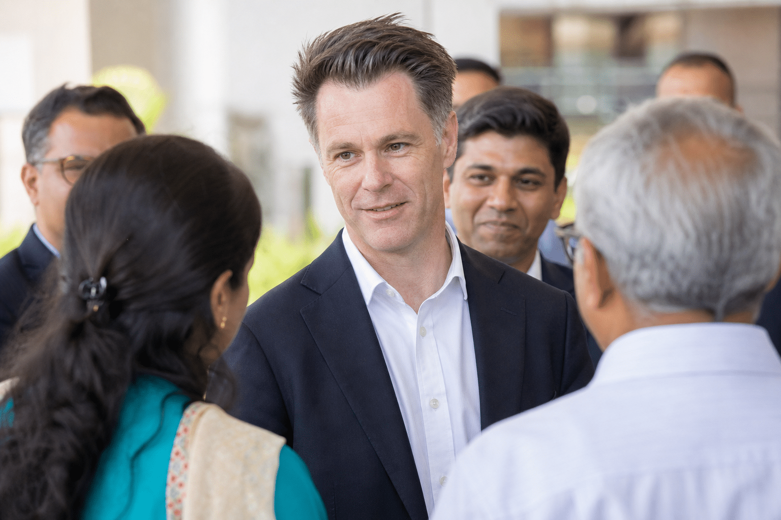Minns Launches India Visit With Community and Campus Stops