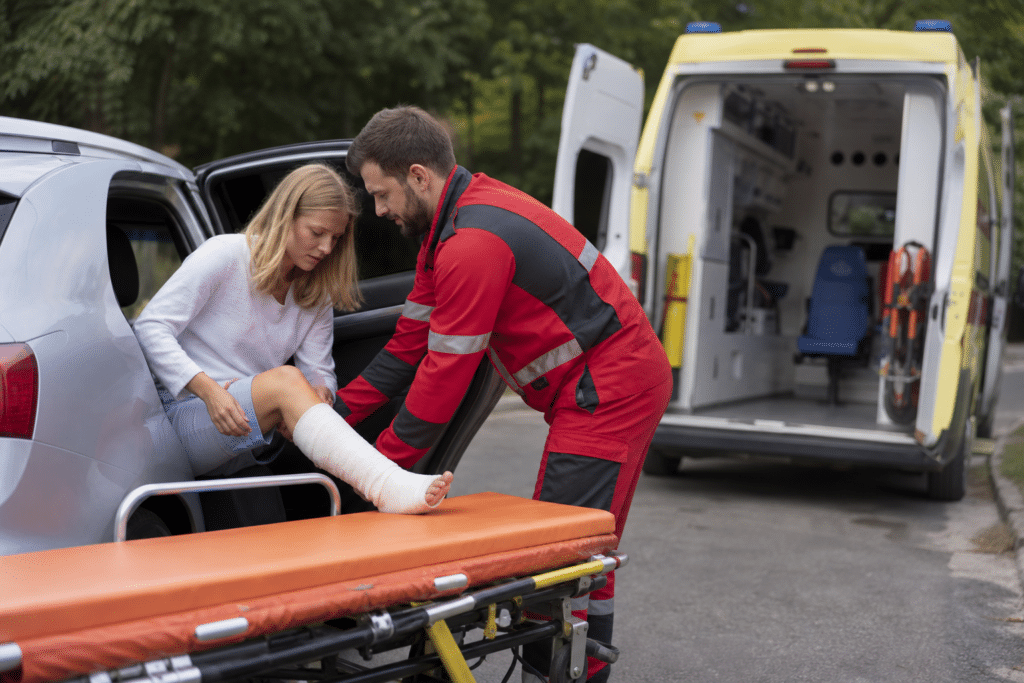 Broken-Leg Car Transfer Prompts Ambulance Policy Call