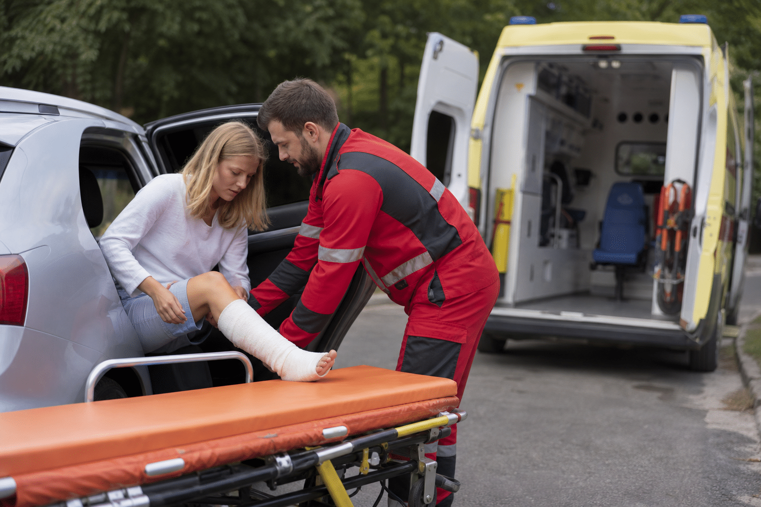 Broken-Leg Car Transfer Prompts Ambulance Policy Call