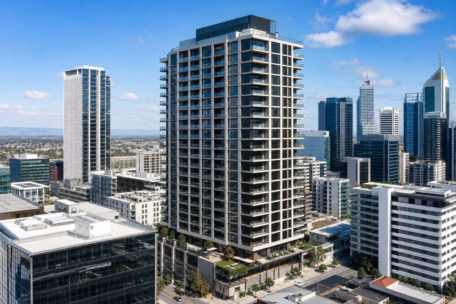 WA Funds Perth CBD Rental Apartment Tower