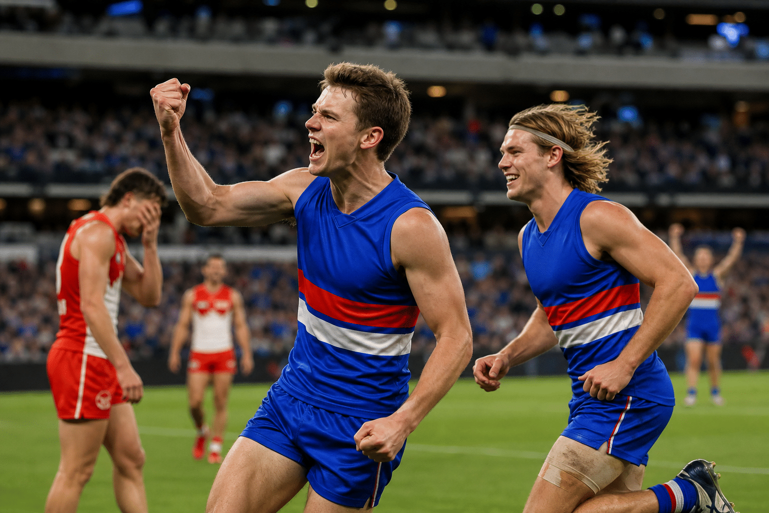 Bulldogs topple Swans as Kangaroos extend winning run