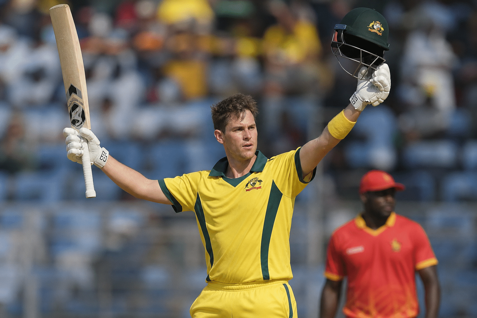 Head century powers Australia past Zimbabwe