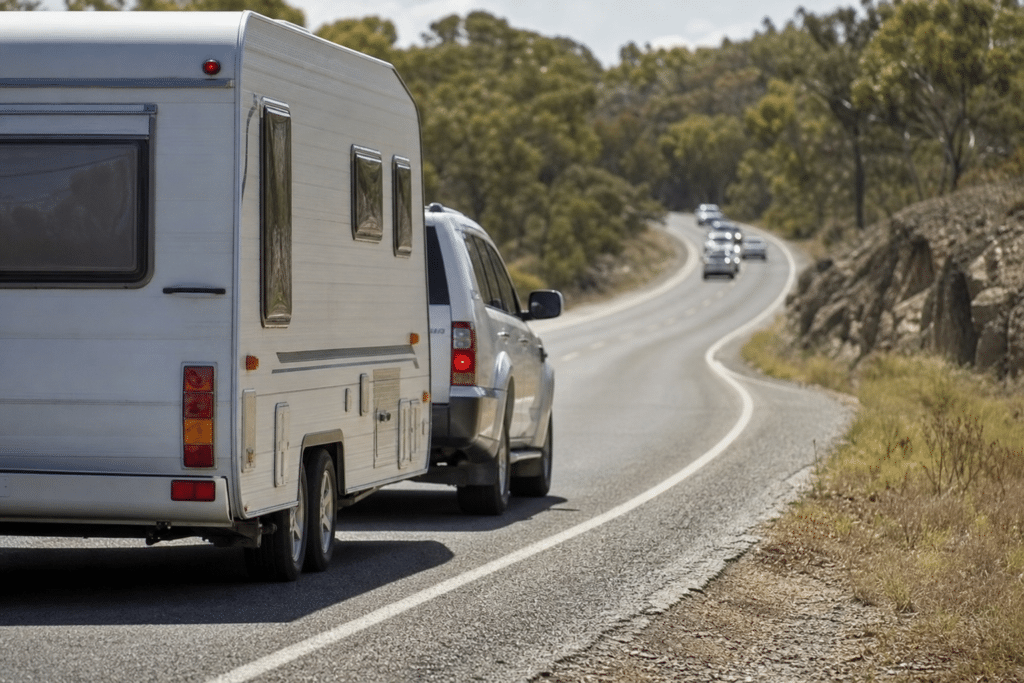 Caravan Fishtail Prompts WA Holiday Road Warning