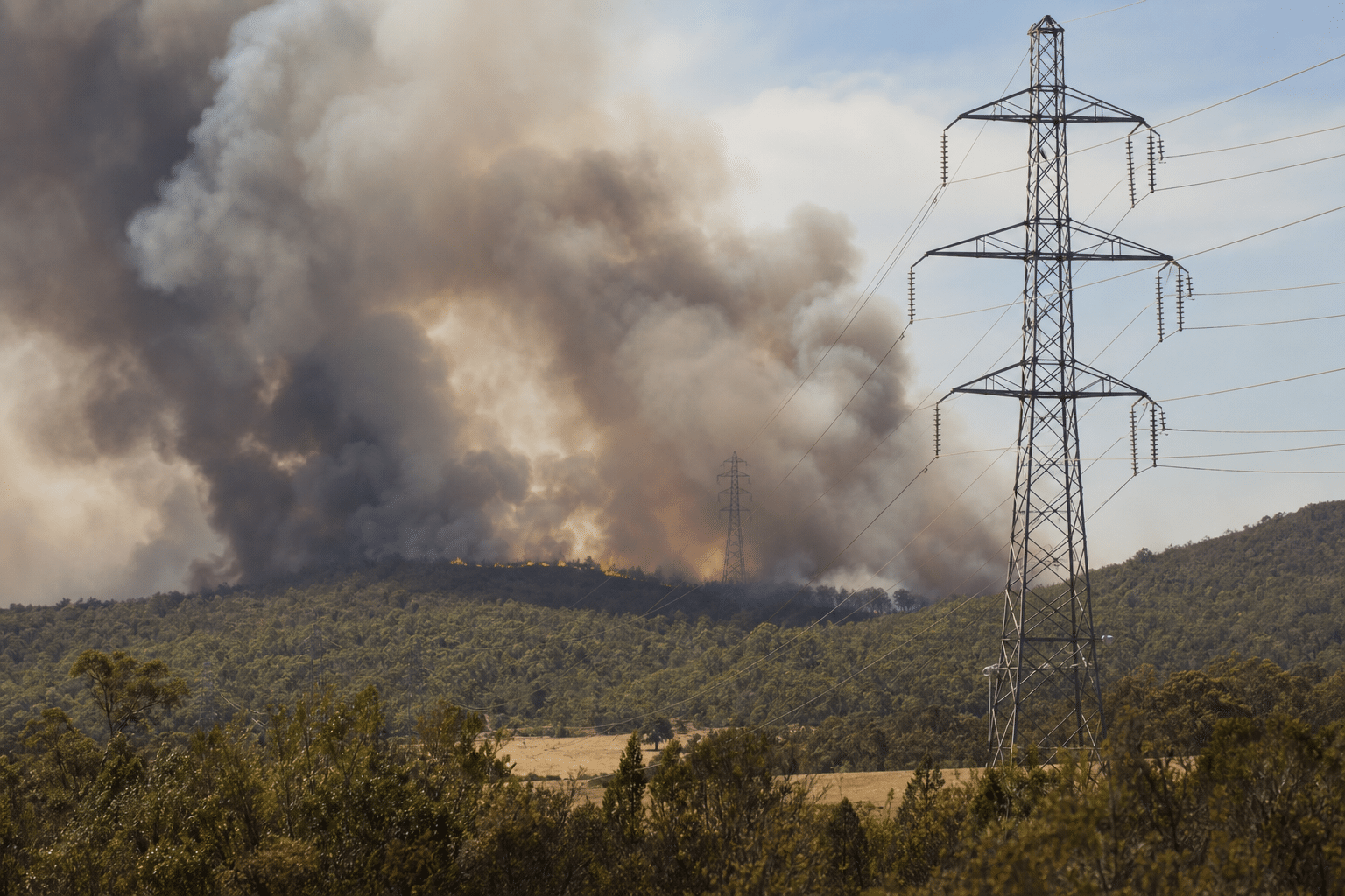 Tungatinah Fire Raises Tasmania Power Network Questions