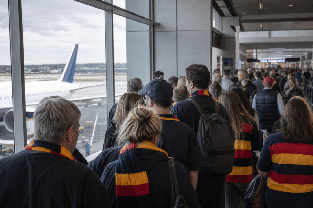 Crows fans face soaring Brisbane semifinal airfares