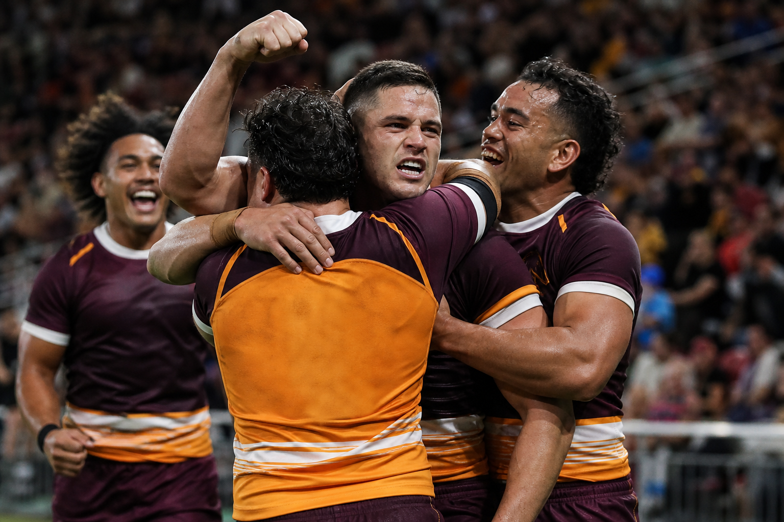 Broncos crush Knights to book Titans preliminary final
