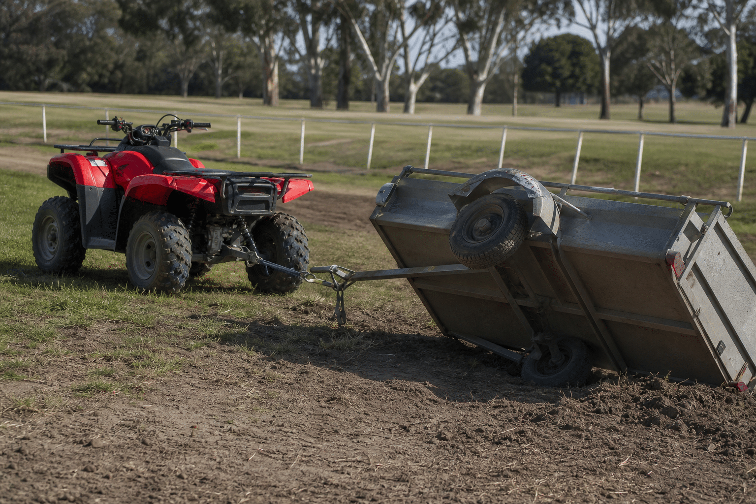 Man Dies in Quad Bike Towing Crash at Osborne Oval