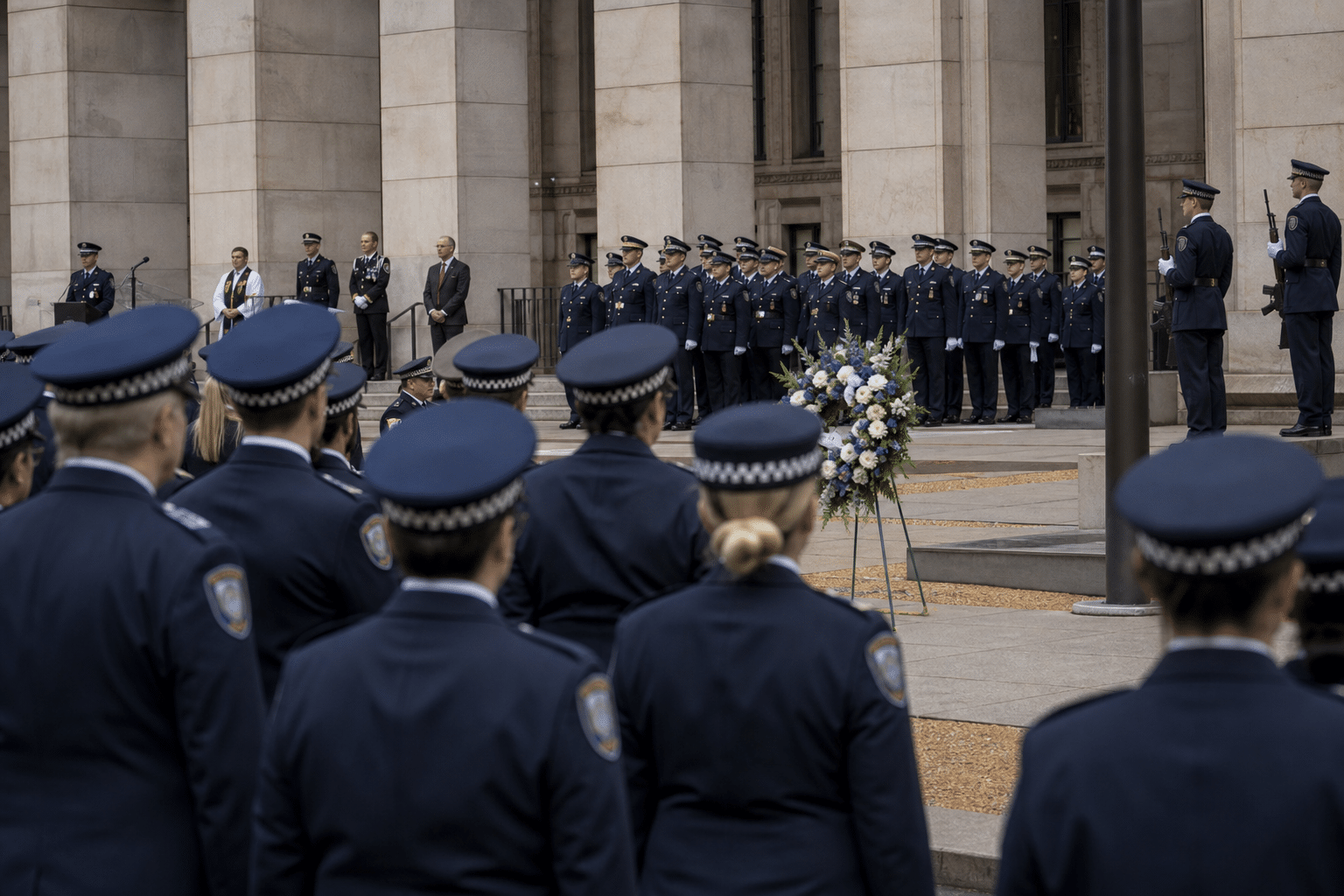 Canberra service honours fallen police officers