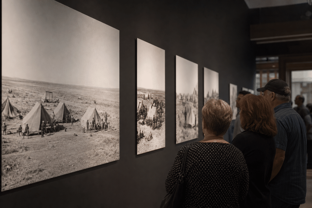 Rare Pilbara strike camp photographs go on display