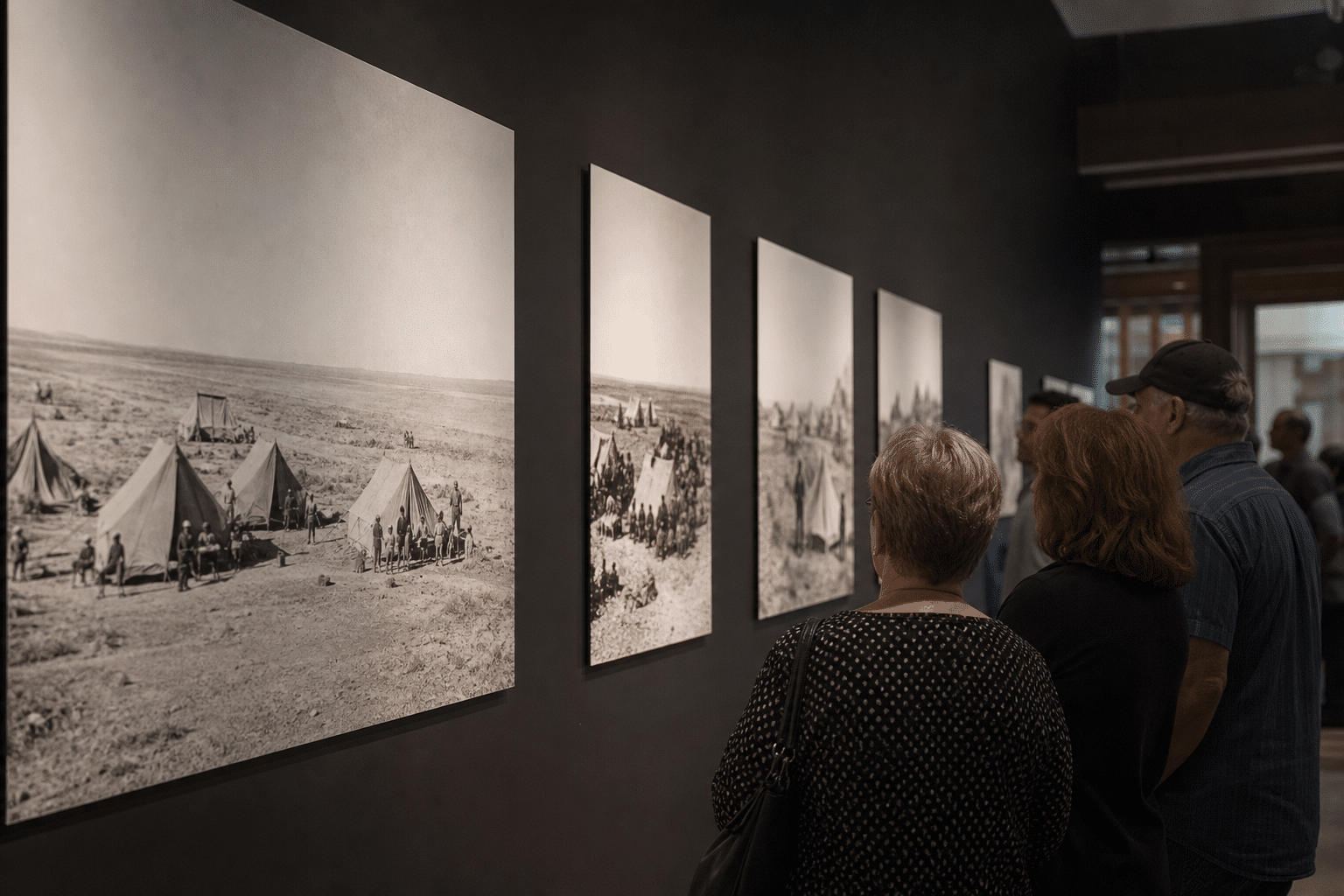 Rare Pilbara strike camp photographs go on display
