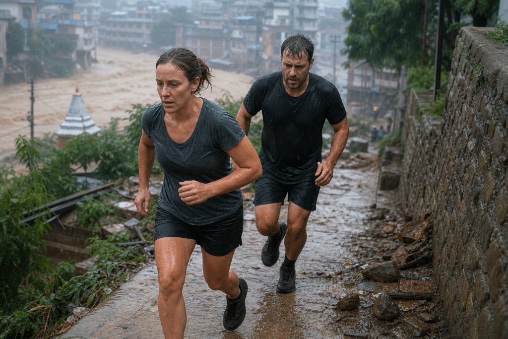 Bundaberg Couple Escape Nepal Flood by Running Uphill