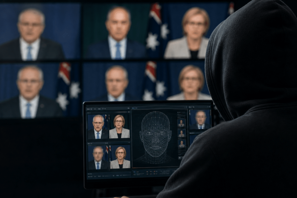 Foreign AI Network Deepfakes Australian Politicians