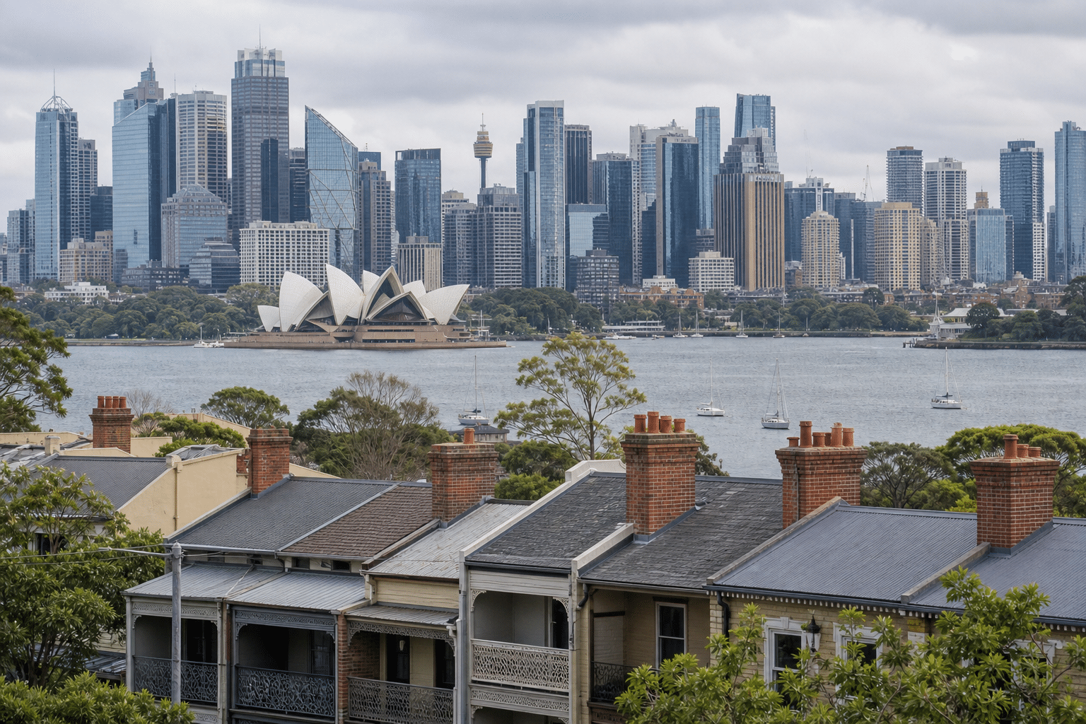 High-End Homes Drive Sydney, Melbourne Property Falls