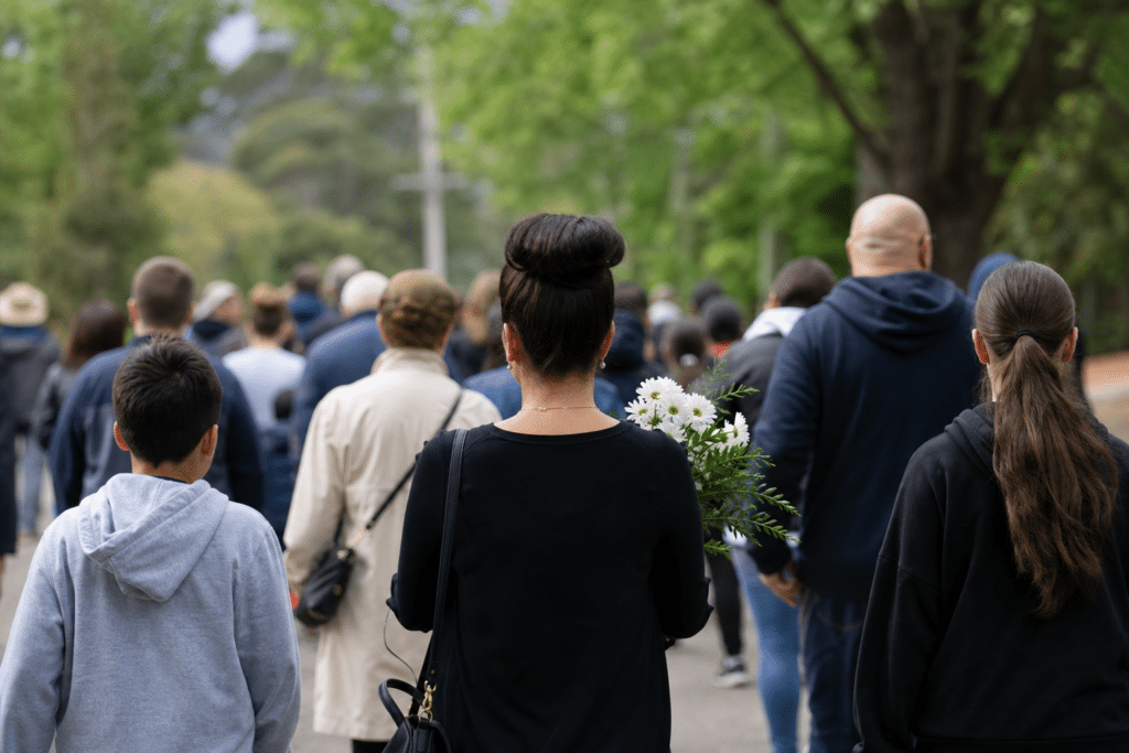 Morwell march honours Kaiden Morgan-Johnston and violence victims