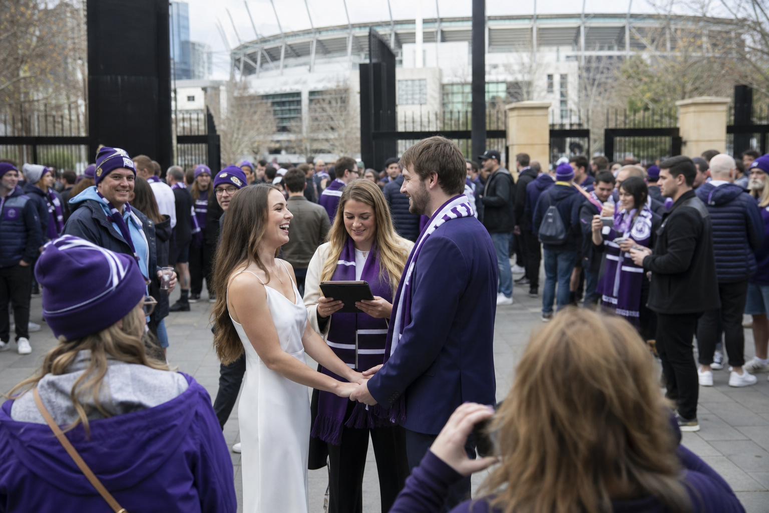 Dockers Fans Plan MCG Gate Wedding Before Grand Final