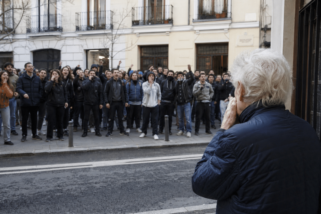 Madrid Protest Follows Eviction of 87-Year-Old Tenant